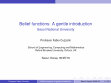 Research paper thumbnail of Belief functions: A gentle introduction