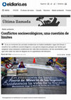 Research paper thumbnail of Conflictos socioecológicos, una cuestión de límites