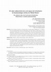 Research paper thumbnail of El valor cultural del arte en la época de la barbarie: la fenomenología estética de  Michel Henry       The cultural value of art in the age of barbarism: Michel Henry's aesthetic phenomenology