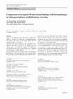 Research paper thumbnail of Comparison of navigated 3D ultrasound findings with histopathology in subsequent phases of glioblastoma resection