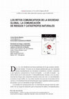 Research paper thumbnail of Los retos comunicativos de la sociedad global: la comunicación de riesgos y catástrofes naturales