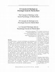 Research paper thumbnail of O Conceito de Ideologia na  Psicologia Social de Martín-Baró