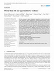 Research paper thumbnail of Pluvial flood risk and opportunities for resilience