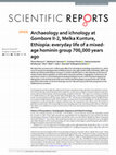 Research paper thumbnail of Archaeology and ichnology at Gombore II-2, Melka Kunture, Ethiopia: everyday life of a mixed- age hominin group 700,000 years ago History of Excavations, Stratigraphic Sequence and Geochronology