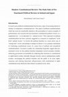 Research paper thumbnail of Shadow Constitutional Review: The Dark Side of Pre- Enactment Political Review in Ireland and Japan