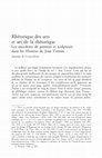 Research paper thumbnail of Rhétorique des arts et art de la rhétorique : les anecdotes de peintres et sculpteurs dans les Histoires de Jean Tzetzès - E. Hénin, V. Naas, "Le mythe de l'art antique", Paris, 2018, p. 72-92,