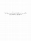 Research paper thumbnail of Schenkerian Analysis and Anglo-American Music Criticism in the 1930s: A Quest for "Objectivity" and a Path Toward Disciplinary Music Theory