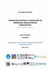 Research paper thumbnail of PROSPECÇÃO GEOFÍSICA E VERIFICAÇÃO DE ANOMALIAS ARQUEOLÓGICAS SUBAQUÁTICAS PITN-2013 GA607545 Marie Curie ITN EU Grant