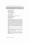 Research paper thumbnail of Operationalising organisational routines for science and technology management: an exploratory study