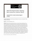 Research paper thumbnail of TAG DEVA 2018 – (Not) The Final Frontier: Charting New Courses for Frontiers Theory