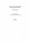 Research paper thumbnail of Niveau A1 et Niveau A2 pour le français (utilisateur/apprenant élémentaire).Textes et références