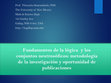 Research paper thumbnail of Fundamentos de la lógica y los conjuntos neutrosóficos: metodología de la investigación y oportunidad de publicaciones