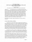 Research paper thumbnail of Ovid’s Political Thought: Public Properties, Figures, and Rights in the Roman Res Publica and the  American ‘Imperial Presidency’