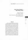 Research paper thumbnail of In the Name of Identity : Islam Melayu Patani