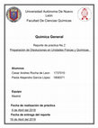 Research paper thumbnail of Quimica General Practica 7