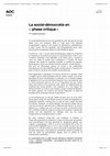 Research paper thumbnail of La social-démocratie en « phase critique