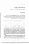 Research paper thumbnail of 'Are we all Amr Khaled? Islam and the Facebook Generation of Egypt,' Muslim Youth and the 9/11 Generation, A Masquelier and B Soares (eds), Santa Fe: School for Advanced Research Press, 2016, 105-122.