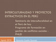 Research paper thumbnail of Interculturalidad y recursos naturales en el Perú