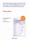 Research paper thumbnail of The Harms beyond Imprisonment: do we have special moral obligations towards the families and children of prisoners?