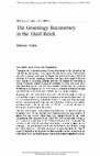 Research paper thumbnail of The Genealogy Bureaucracy in the Third Reich