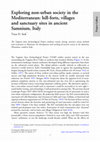 Research paper thumbnail of Exploring non-urban society in the Mediterranean: hill-forts, villages and sanctuary sites in ancient Samnium, Italy, Antiquity Project Gallery 2018, 1-7