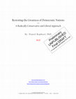 Research paper thumbnail of Restoring the Greatness of Democratic Nations — A Radically Conservative and Liberal Approach