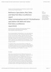 Research paper thumbnail of Biofinance as speculation, risk, debt, and value from bios: A conference report Somatosphere.pdf