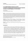 Research paper thumbnail of La société haïtienne dans le recueil Le Roman de Bouqui de Suzanne Comhaire-Sylvain (analyse morphologique et sémiotique