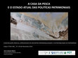 Research paper thumbnail of Petição Pública Salvar a Casa da Pesca: património classificado em ruína iminente