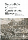 Research paper thumbnail of “Bulding during the War of Granada: The proyect for Reconstructing Fuengirola in 1485”, en Nuts and Bolts of Construction History: Culture, Technology and Society.  Vol. II. Paris, 2012, pp. 145-149.  ISBN. 978-2-7084-0929-3.