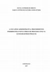 Research paper thumbnail of ESCOLA SUPERIOR DE DIREITO A USUCAPIÃO ADMINISTRATIVA: PROCEDIMENTOS INSERIDOS PELO NOVO CÓDIGO DE PROCESSO CIVIL NA LEI DE REGISTROS PÚBLICOS GOIÂNIA/GO 2017