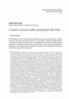 Research paper thumbnail of O lukach w prawie rzadko spotykanych słów kilka (A Few Rare Remarks on Legal Gaps)