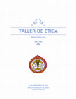 Research paper thumbnail of Taller de Etica