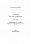 Research paper thumbnail of “The Site of the Mosque at Istakhr”, in Maria Vittoria Fontana (ed.), Istakhr (Iran), 2011-2016: Historical and Archaeological Essays, Sapienza Università di Roma, Dipartimento di Scienze dell’Antichità, Roma, 2018 (Quaderni di Vicino Oriente, XIII), 251-301