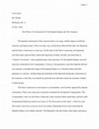 Research paper thumbnail of The Effects of Colonization On The Spanish Empire and The Americas