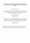 Research paper thumbnail of Needing Supervision: The affective/discursive canon of accounting for the urgency of supervision by mental health professionals working with refugees in Greece