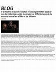 Research paper thumbnail of Pterodáctilo — Ir al teatro: lo que necesitan los que prometen acabar con la violencia contra las mu.pdf