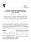 Research paper thumbnail of Theoretical analysis of hydroxylapatite and its main precursors by quantum mechanics and HREM image simulation