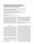 Research paper thumbnail of X-ray photoelectron, infrared, and Raman spectroscopy studies of novel submicrometric poly[(methacrylato)aluminum(III)]