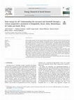 Research paper thumbnail of Solar energy for all? Understanding the successes and shortfalls through a critical comparative assessment of Bangladesh, Brazil, India, Mozambique, Sri Lanka and South Africa