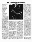 Research paper thumbnail of Peter Brown, “The Purple Stone of Emperors,” The New York Review of Books, vol. 61, no. 20 (18 December 2014): 84–90