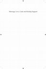 Research paper thumbnail of New Revised International Edition of Marriage, Love, Caste and Kinship Support: Lived Experiences of the Urban poor in India