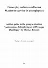 Research paper thumbnail of In Astrophysics Survival Guide.pdf