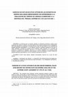 Research paper thumbnail of Ejercicio de un plan de stock otpions en los supuestos de despido declarado improcedente con anterioridad a la finalización del período de carencia