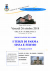 Research paper thumbnail of Presentazione del libro di Paolo Cont, "I Terzi di Parma Sissa e Fermo". Biblioteca "Giuseppe Tonna" di Sissa. Venerdì 26 ottobre 2018, ore 20.30