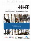 Research paper thumbnail of Workshop “Sounds and Spaces: The Future of Urban Musicology”, at the International Conference “Humanities in Transition" (organized by the Institució Milà i Fontanals–CSIC at the Palau Macaya, Barcelona, 25 October 2018, 17.30-19.00h) [Final Program]