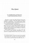 Research paper thumbnail of La cine (biblio) teca di Tabucchi: il montaggio di Piazza d'Italia