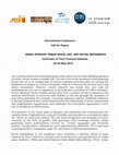 Research paper thumbnail of Call for papers REBEL STREETS: URBAN SPACE, ART, AND SOCIAL MOVEMENTS, 28-29 May 2019, University of Tours.