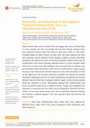 Research paper thumbnail of News Sites and Fake News in the Egyptian Political Transformation 2013-14: Aljazeera.net Case Study