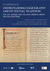 Research paper thumbnail of L'agiografia a Roma alle soglie della 'Riforma Gregoriana': traduzioni e riscritture nel leggendario di S. Pietro (Biblioteca Vaticana, Arch. S. Pietro, A.2+A.4+A.5), in UNDERSTANDING HAGIOGRAPHY AND ITS TEXTUAL TRADITION, Universidade de Lisboa, Facultade de Letras, 24-26 October 2018